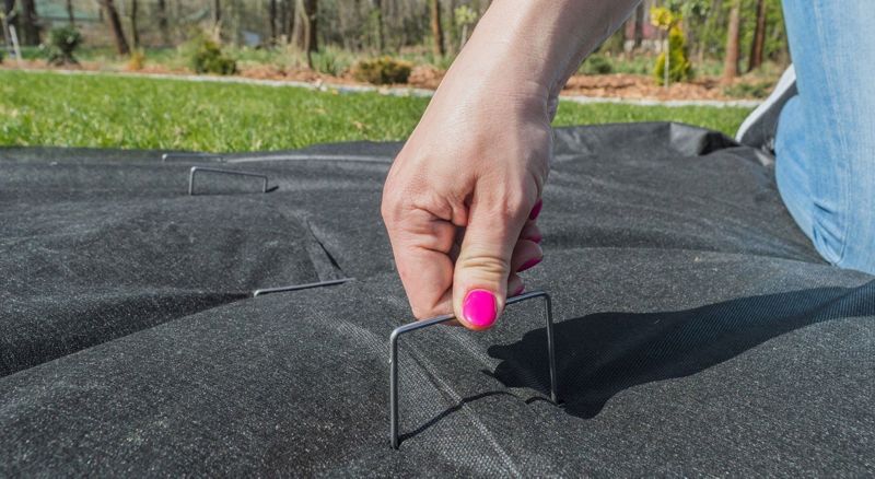 KADAX pæle til fastgørelse af fiberdug 12 cm, 50 stk.