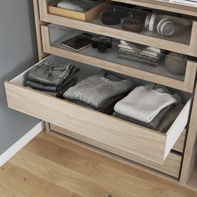 Indvendig skuffe til korpus 58 x 100 cm GoodHome Atomia egetræ