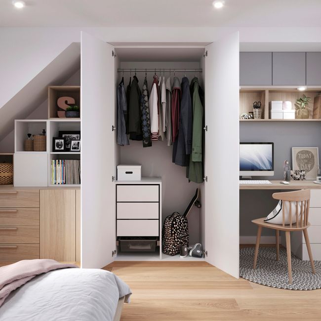 Indvendig skuffe til korpus 58 x 50 cm GoodHome Atomia hvid