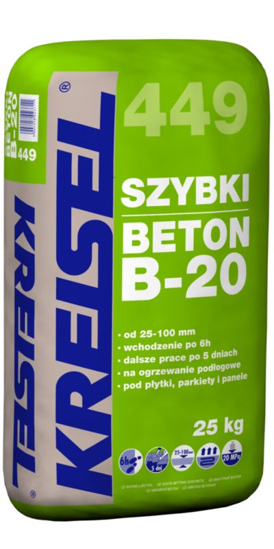 Hurtigbeton Kreisel B20 25 kg