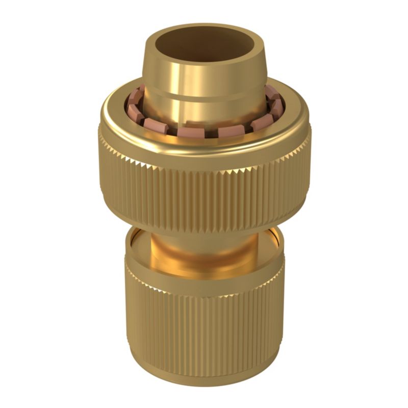 GoodHome hurtigkobling 1/2"-5/8" med stopfunktion