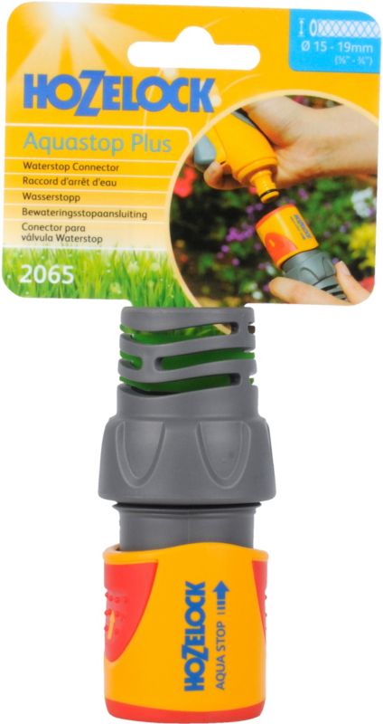 Hozelock hurtigkobling 3/4" med stopfunktion