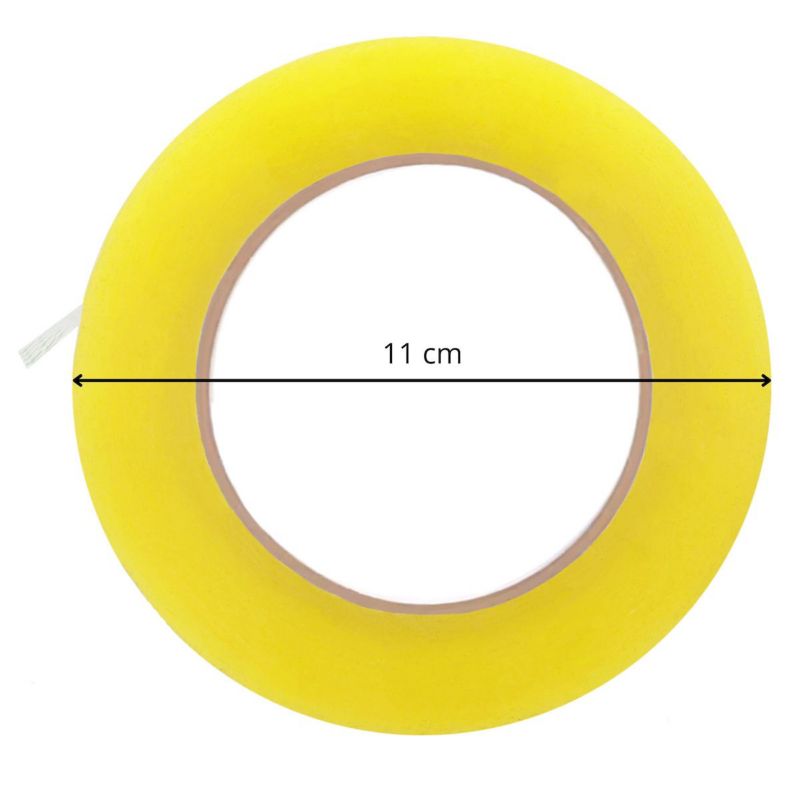 Selvklæbende pakke tape 4,8 cm x 100 m transparent 1 stk.