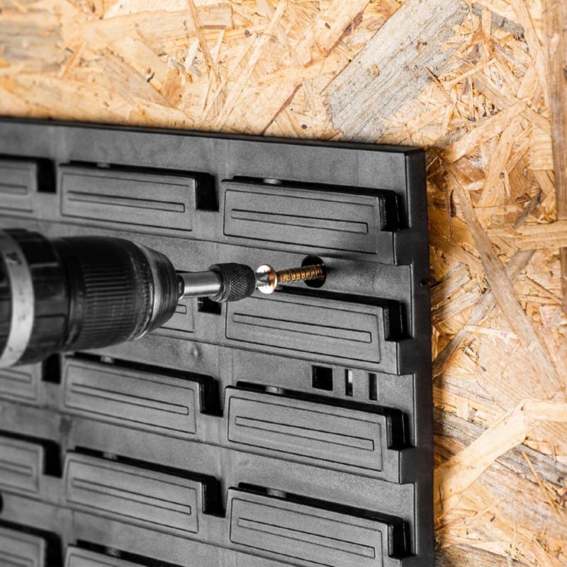 KADAX værktøjstavle 116 x 78 cm til garage med 140 bakker