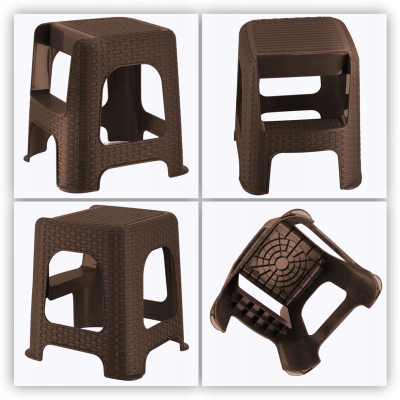 KADAX køkkenstol med trin - solid og skridsikker taburet med trin, 160 kg