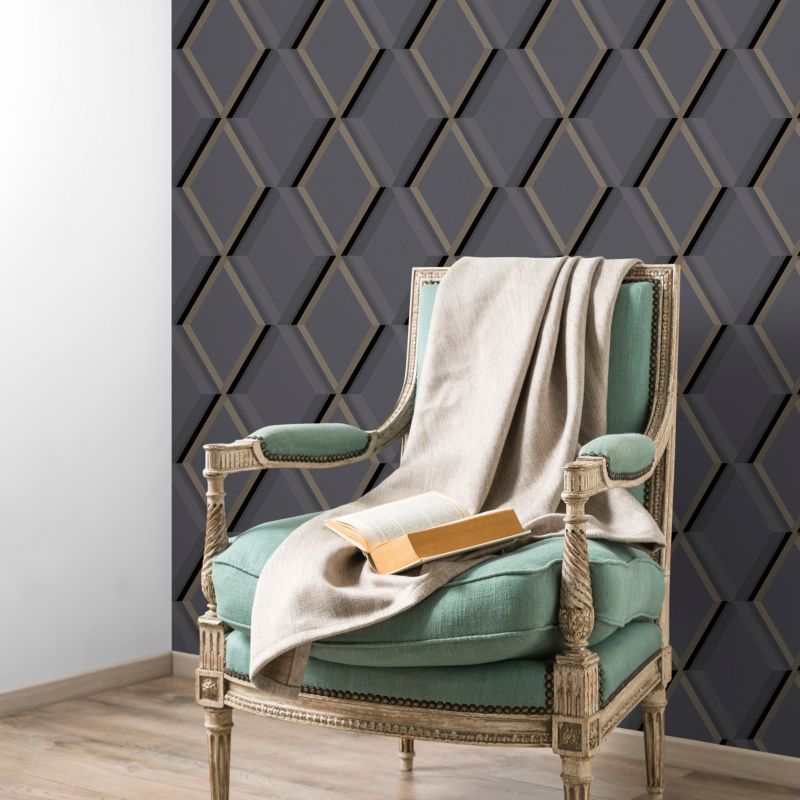 GoodHome Cornus sort non-woven vinyltapet