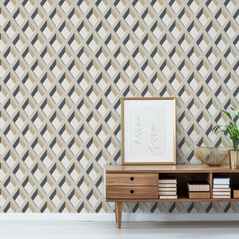 Vinyltapet på non-woven Calde naturlig