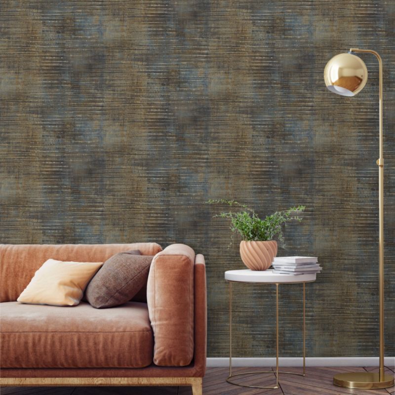 Vinyltapet på nonwoven Fluoe blå