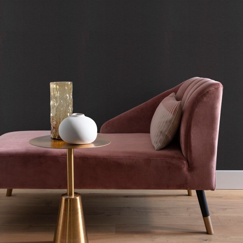 Vinyltapet på nonwoven GoodHome Arceu i antracitgrå