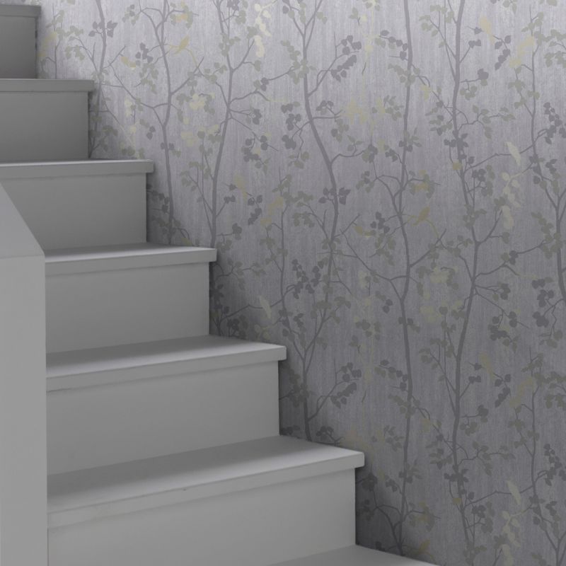 Vinyltapet på nonwoven GoodHome Bromus i cremefarve