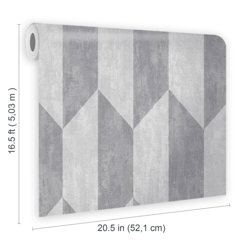 GoodHome Garnet grå vinyltapet på non-woven