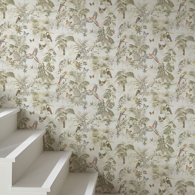 Vinyltapet på nonwoven GoodHome Lipia multifarvet