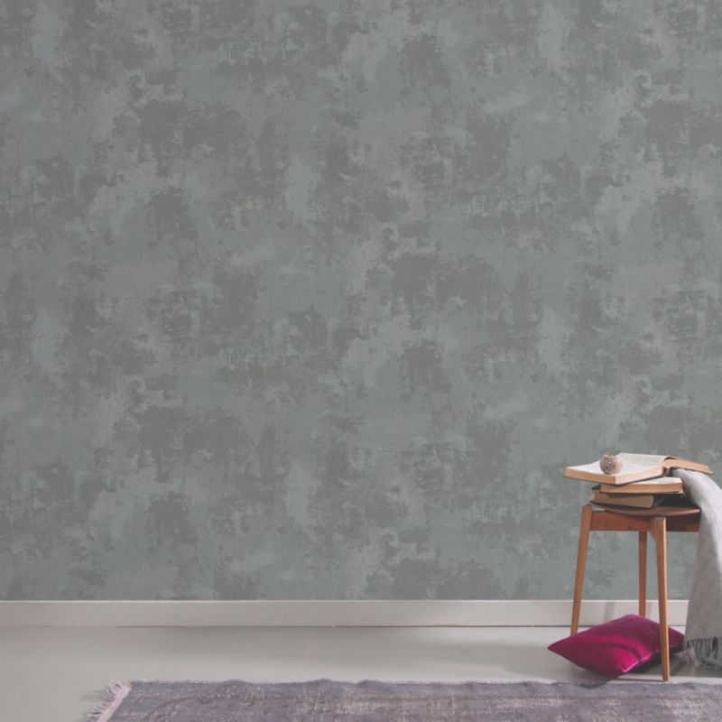 Vinyltapet på nonwoven Omey mørkegrå