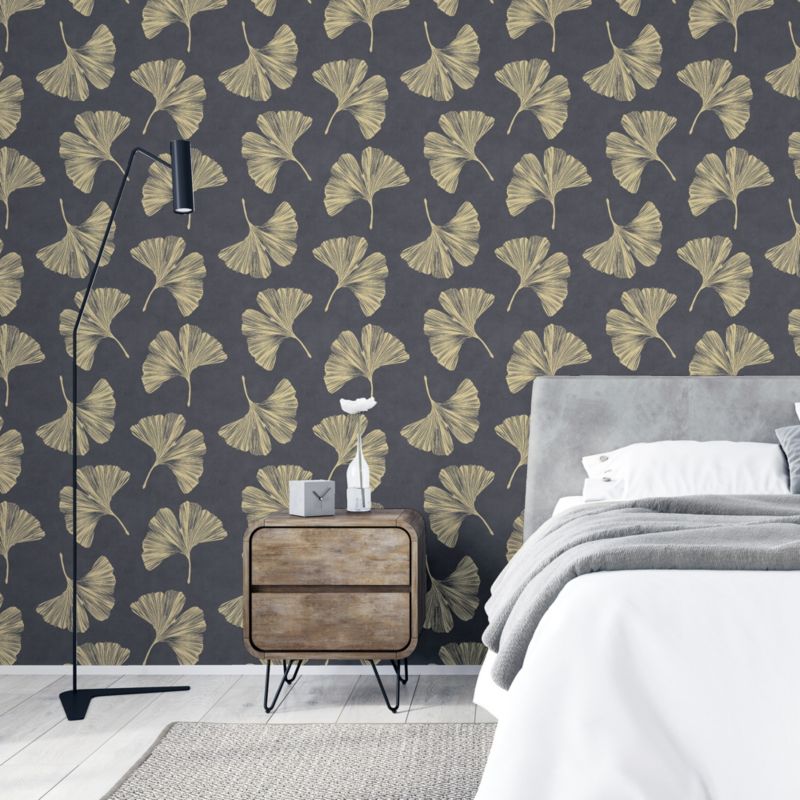 Vinyltapet på non-woven Selen grøn