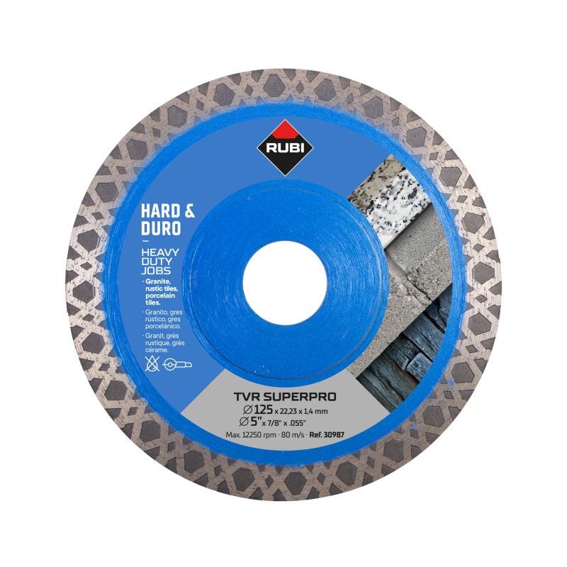 Rubi Turbo diamantskive til porcelænsfliser TVR 1,4 x 125