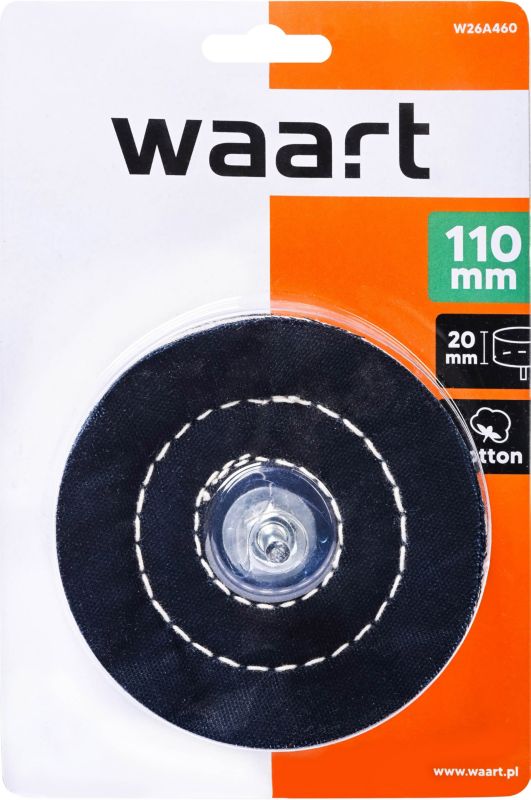 Waart bomuldspolerskive med skaft