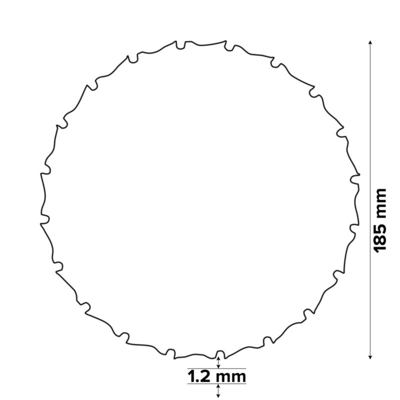 Universal klinge Evolution 185 mm