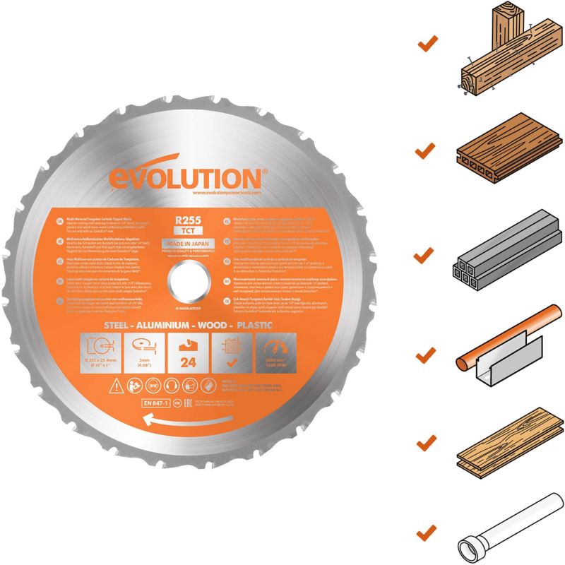 Universal klinge Evolution 255 mm