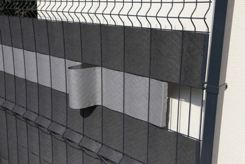 Decomat hegnsbånd 19,3 cm x 26 m i grafitgrå