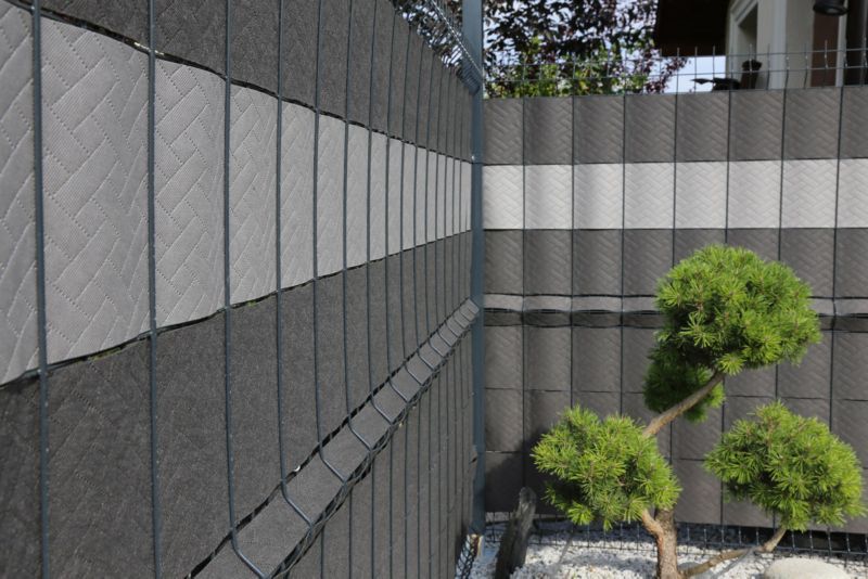 Decomat hegnsbånd 19,3 cm x 26 m grå