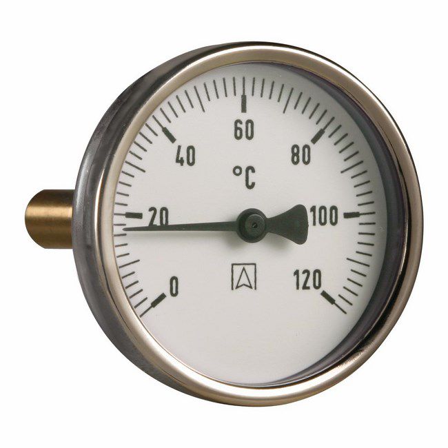 Afriso TB-063 bimetaltermometer 0-120 °C L-45 aksial
