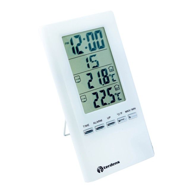 Elektronisk termometer Terdens med ur 1539