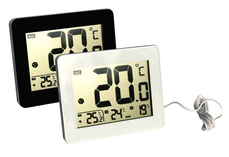 Elektronisk indendørs- og udendørstermometer 2109
