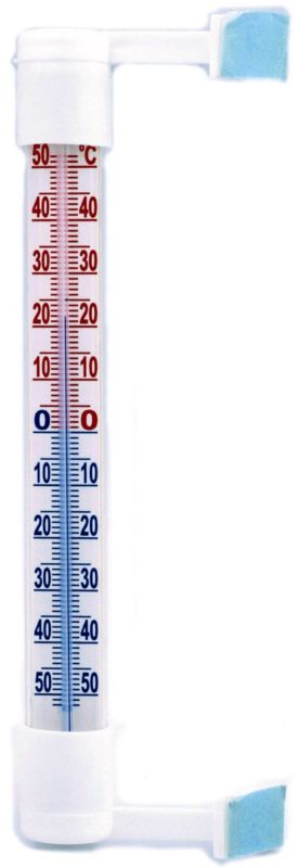 Udendørs vinduestermometer Terdens 0495 med rørform til PVC-vinduer