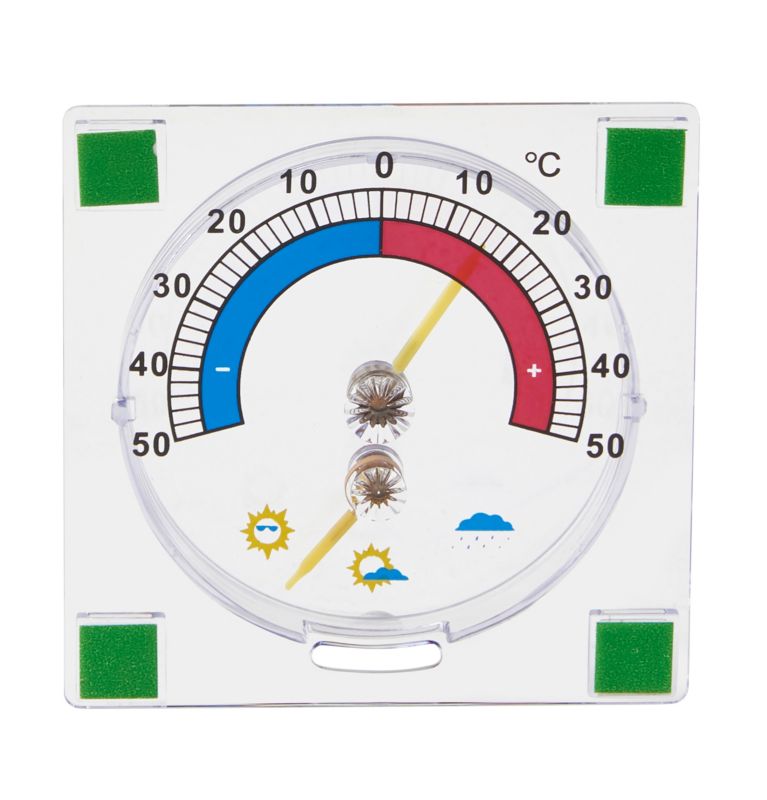 Terdens bimetal vinduestermometer 0990 2 i 1