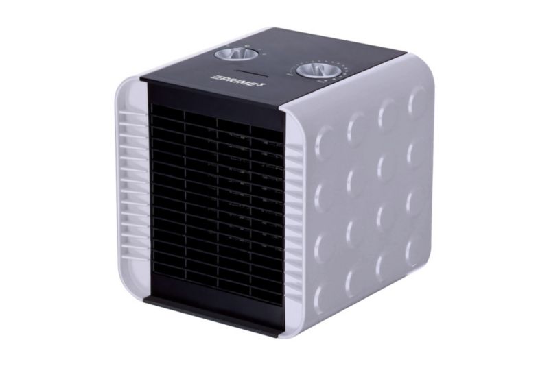 Varmeblæser SFH81SL 1500W Sort Sølv