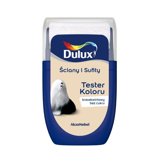 Dulux malingstester til vægge og lofter i sukkerfri fersken, 0,03 l
