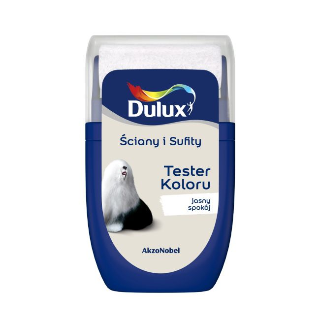 Dulux testmaling til vægge og lofter i farven Lys Ro 0,03 l
