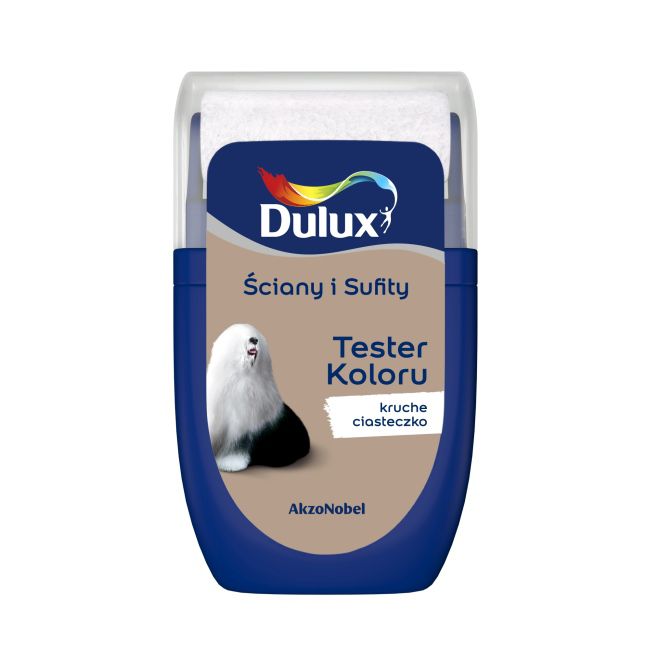 Dulux tester maling til vægge og lofter i farven sprød småkage 0,03 l