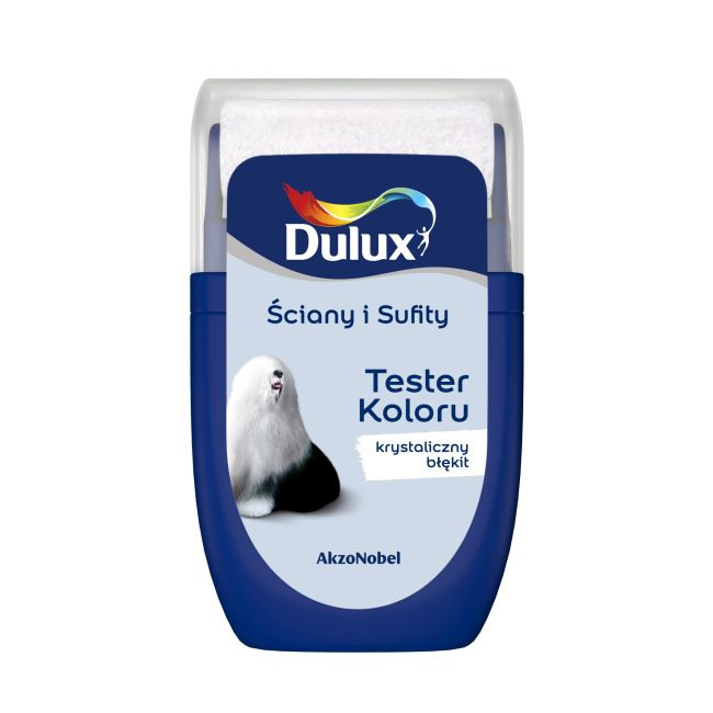 Dulux testmaling til vægge og lofter krystalklar blå 0,03 l