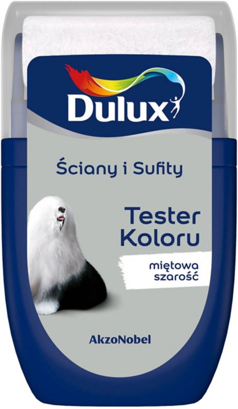 Dulux testmaling til vægge og lofter i mintgrå, 0,03 l
