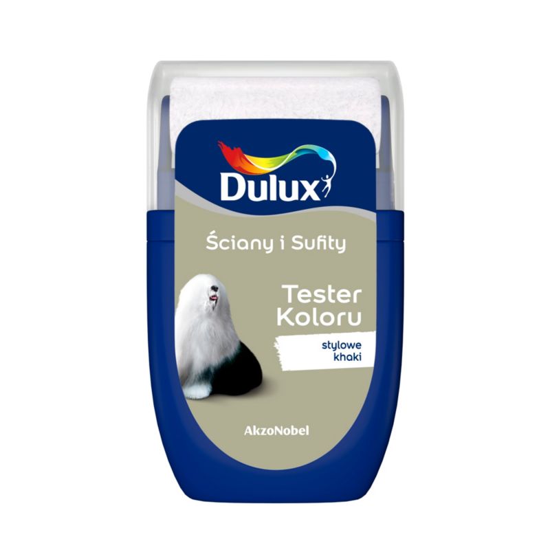 Dulux tester maling til vægge og lofter i stilfuld khaki 0,03 l