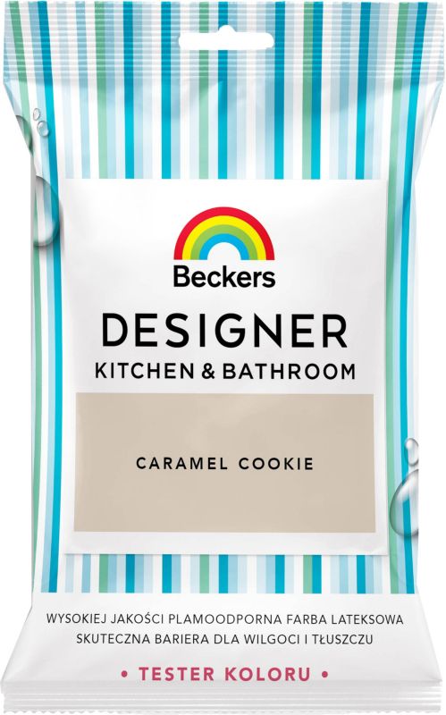Tester af farve Beckers Designer Kitchen&Bathroom Caramel Cookie 0,05 l