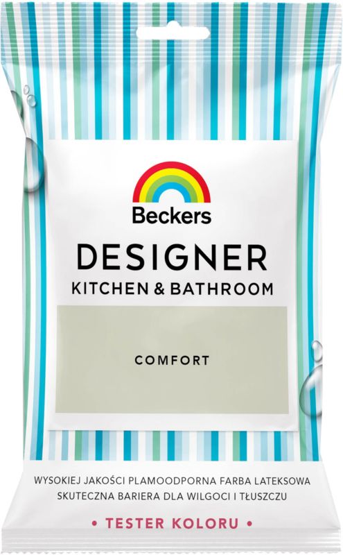 Tester af farve Beckers Designer Kitchen & Bathroom Comfort 0,05 l