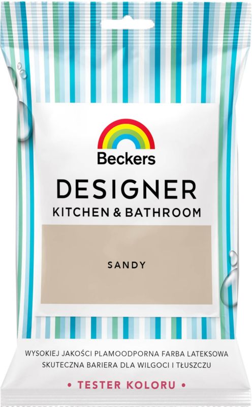 Tester af farve Beckers Designer Kitchen&Bathroom Sandy 0,05 l