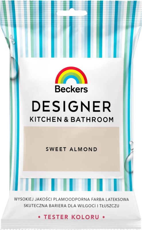 Tester af farve Beckers Designer Kitchen&Bathroom Sweet Almond 0,05 l