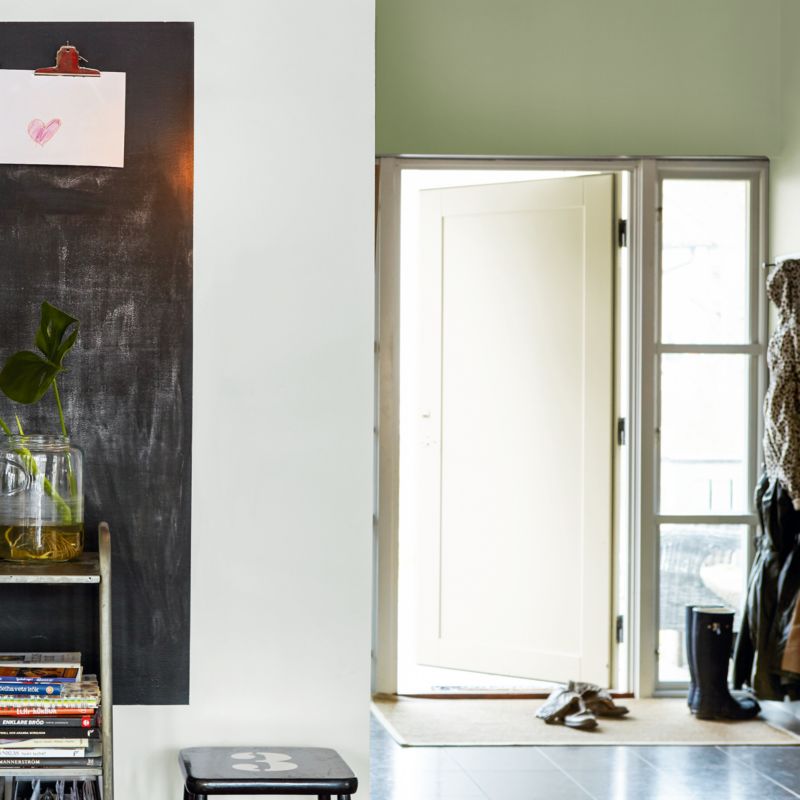 Tester af farve Beckers Vaggfarg Colour angora 0,05 l