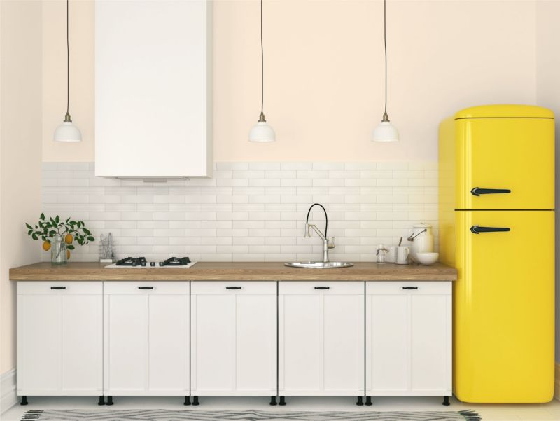 Dekoral tester maling til badeværelse og køkken i pastel abrikos, 0,03 l