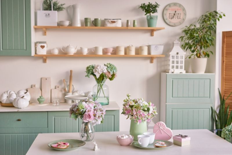 Tester maling i farven Dekoral Badeværelse & Køkken i beige stemning 0,03 l