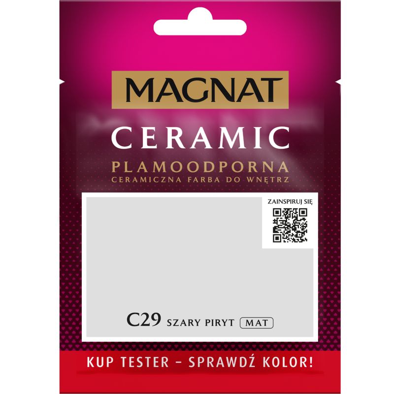 Tester maling Magnat Ceramic C29 grå pyrit 0,03 l