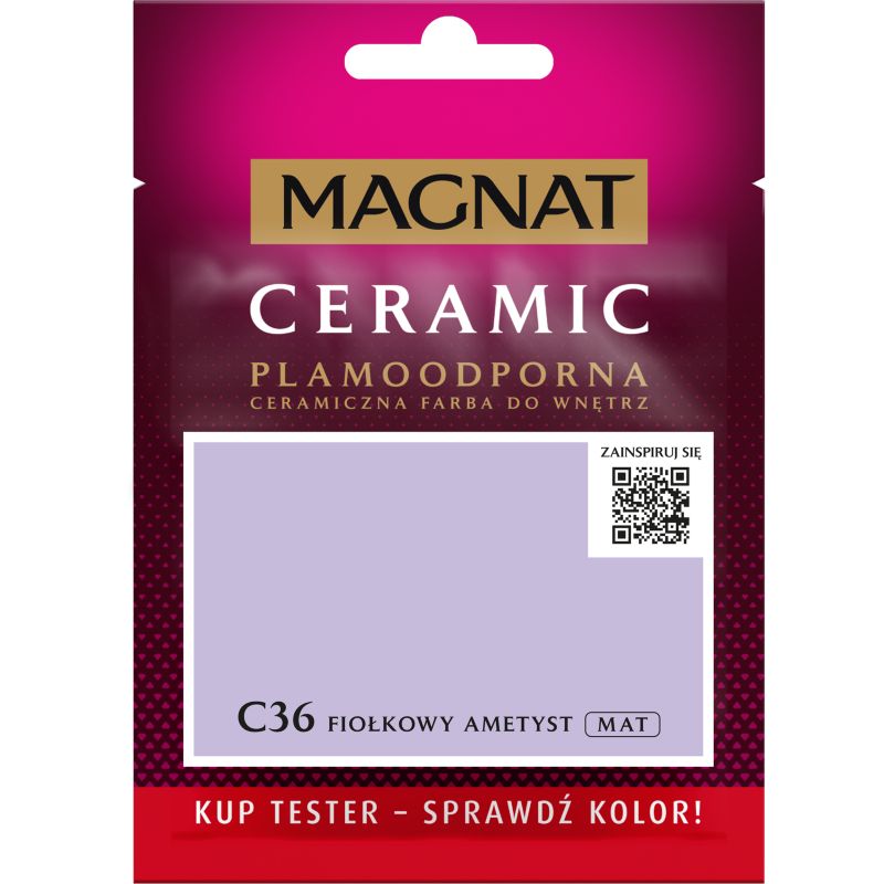 Tester maling Magnat Ceramic C36 viol ametyst 0,03 l