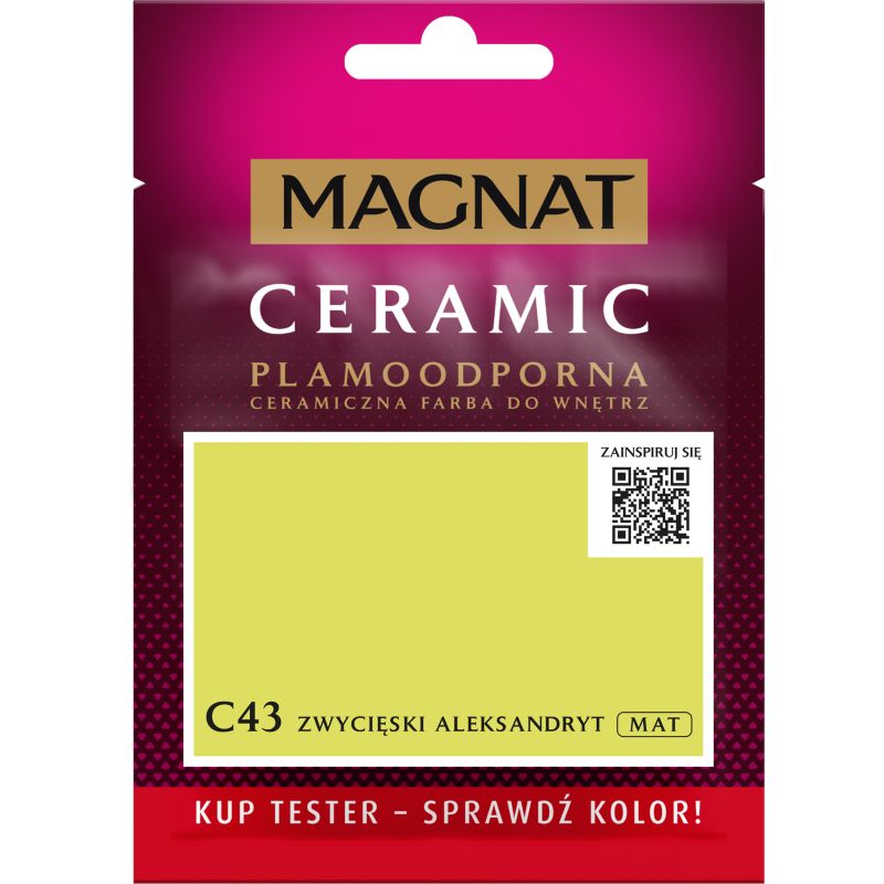 Tester maling Magnat Ceramic C43 sejrende alexandrit 0,03 l