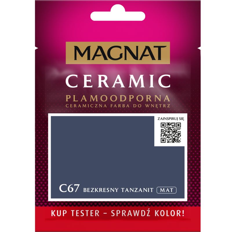 Tester maling Magnat Ceramic C67 uendelig tanzanit 0,03 l