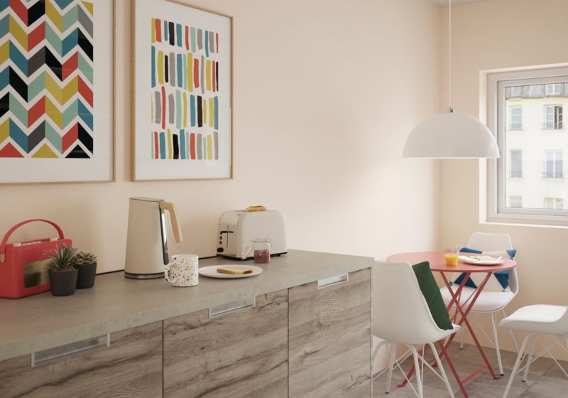 Tester af pletresistent maling GoodHome Premium Vægge og lofter Juneau 0,05 l