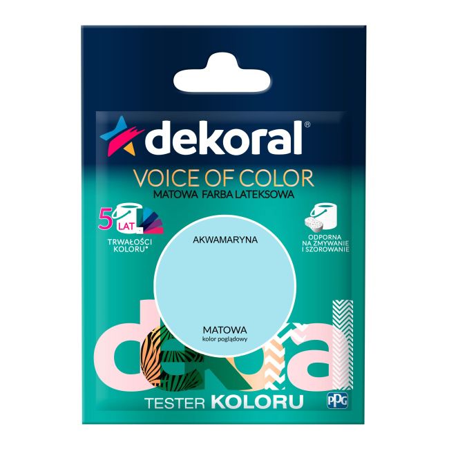 Dekoral Voice of Color farvetester akvamarin 0,05 l
