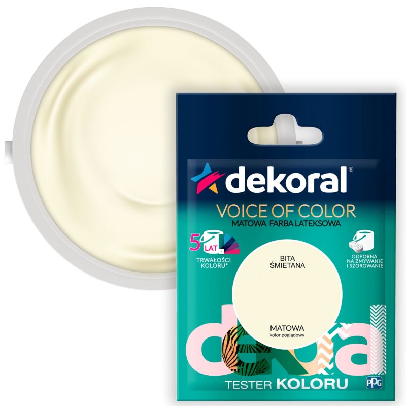 Dekoral Voice of Color farvetester pisket fløde 0,05 l